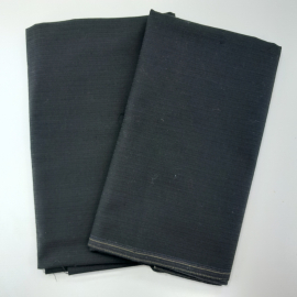 Ткань костюмная/брючная, чёрная, не мнется, 2 отреза 140х90 и 140х70см.